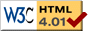 Valid HTML 4.01! Valid HTML 4.01!